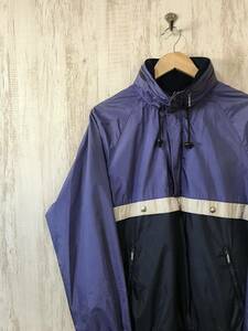 865☆【80s ヴィンテージ GORE-TEX アノラック ナイロンジャケット】DESCENT デサント マルチカラー ゴアテックス L