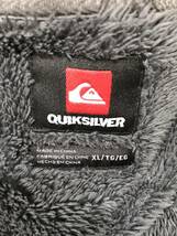 208☆【裏ボア タイガーカモ ジップアップパーカー】QUICKSILVER クイックシルバー XL グレー_画像6