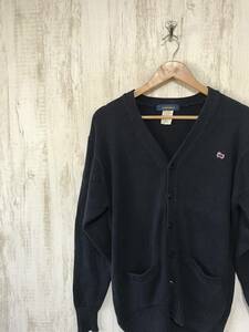 457☆【ヴィンテージ 古着 ニットカーディガン】WOOLRICH ウールリッチ 紺