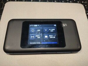 AU WiMAX2+ Speed Wi-Fi NEXT W06ブラック モバイルルーター 