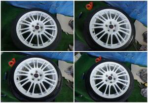 STI 鍛造 BBS RV739 18インチ 8.5J +55 5H PCD114.3 18インチ ホイール BBS製 ★ ホワイト 8.5J OFF+55 ★ GVB インプレッサ GRB