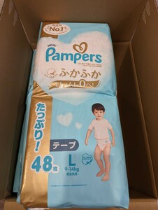 パンパース オムツ はじめての肌へのいちばん テープ パンパース 肌へのいちばん サイズ:Lサイズ 144枚 (48枚*3個) テープ