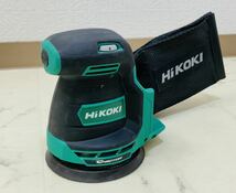 ハイコーキ HiKOKI コードレスランダムサンダ 18V 125mm 工機ホールディングス DC18V 7000-11000min-1 eMOTOR 動ok SV 1813DA 日立_画像1