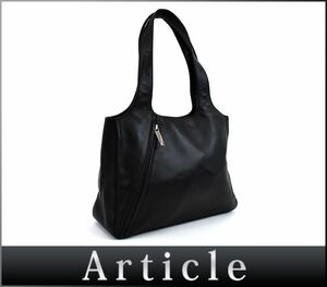 165758〇美品 Ferragamo フェラガモ トートバッグ ショルダーバッグ 肩掛け DH-21 0231 レザー 革 ブラック 黒 レディース/ B