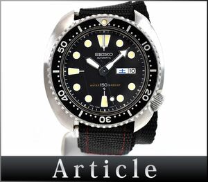166844◆動作確認済 訳あり SEIKO セイコー ダイバー サードモデル 腕時計 自動巻き 6306-7001 デイデイト SS ナイロン メンズ/ D