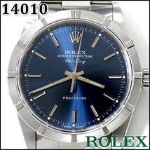 ROLEX14010エアキング【ブルーダイヤル】Air-King1996年 【美品】_画像1