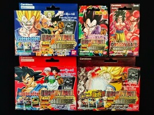 未開封品【ドラゴンボール データカードダス 5種セット】スターターボックス・STARTER BOX・悟空デッキ・ベジータデッキ