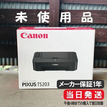 ★在庫一掃セール★ 未使用 プリンター 本体 印刷機 CANON TS203 BB キャノン 送料無料_画像1