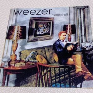 ◎送料無料【 weezer 】maladroit 非売品ステッカー ★ ウィーザー 洋楽 人気 アルバム ロック エモ going steady nirvana sonic youth