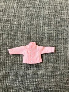 オビツ11 カフス付き長袖シャツ　スタンドカラー　pink