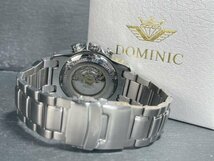 新品 DOMINIC ドミニク 正規品 機械式 自動巻き メカニカル 腕時計 ビックデイト パワーリザーブ レトログラード式 コレクション メンズ_画像7