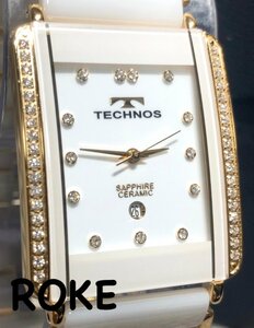 新品 テクノス TECHNOS 正規品 腕時計 アナログ 3気圧防水機能 ３針 クオーツ カレンダー ステンレス サファイアガラス プレゼント ギフト