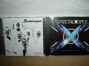 名手Jeff Summers/Bruce Bisland/Gary Barden等在籍 Statetrooper 隠れ名盤1st「Statetrooper」/2nd「The Calling」 輸入盤中古。