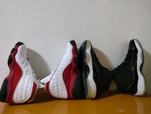 サイズ：24.5　美品　2足セット　ナイキ　エアジョーダン　AIRJORDAN13　AIRJORDAN11 レトロ　414574-122　378038-003_画像5