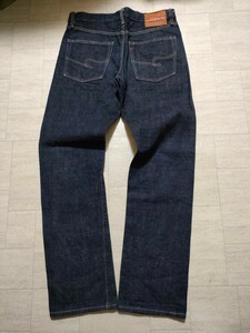 サイズ：30　極美品　日本製　BURGUS PLUS　バーガスプラス Lot.770 15oz Standard Selvedge Jeansジーンズ 岡山産 ストレート デニム