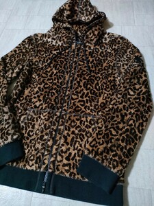  size :2(M) beautiful goods LOVELESS Loveless Parker long sleeve leopard print Leopard do Cross karu embroidery jacket 