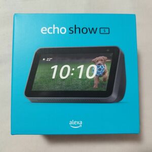 新品・未開封 Echo Show 5 (エコーショー5) 第2世代 カメラ付き チャコール※納品書有り