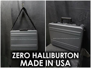 USA made Zero Halliburton DZ7-GM PC storage aluminium attache case 15 -inch A3 gunmetal LAP top personal computer briefcase bag 