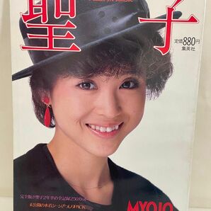 松田聖子　 写真集　明星特別編集　聖子　ひとりぼっちのウェディング・ベル