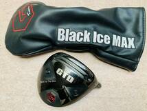 ■GTD Black Ice The MAX Driver（ブラックアイス・ザ マックス）ドライバーヘッド。純正スリーブ・ヘッドカバー付属_画像1