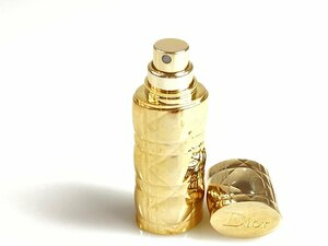 クリスチャン・ディオール　Christian Dior　アトマイザー　香水瓶　空ボトル　ゴールドカラー　YK-6669