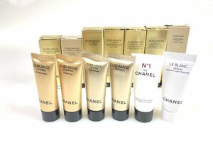 シャネル CHANEL サブリマージュ　エモリエントクリーム5本／美容液３本／化粧水２本／リムーバー１本／ルブラン／No1 13本セット KES-2023