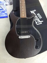 Gibson Les Paul Junior Tribute DC Worn Ebony 2019年製_画像2