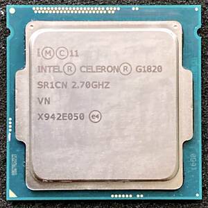 Intel Celeron プロセッサ G1820 (Haswell), 2.7GHz, 2コア2スレッド, FCLGA1150, SR1CN 