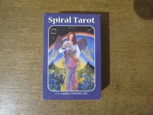2401MK●「スパイラルタロット Spiral Tarot by Kay Steventon」●タロットカード/全80枚/英語解説書付き(但し書き込みあります)