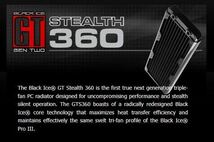 PC Water cooling ラジエーター Black Ice GT Stealth 360 used_画像4