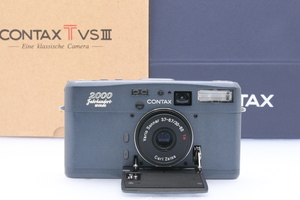 CONTAX TVSIII 2000年記念モデル ブルー コンタックス AFコンパクト フィルムカメラ 箱・説明書付