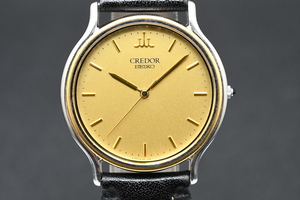 SEIKO CREDOR Ref:8J81-6B00 セイコー クレドール ゴールド クォーツ レディース 腕時計 ■19522