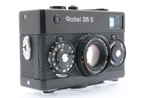 Rollei 35S ブラック SINGAPORE / 40mm F2.8 ローライ コンパクトフィルムカメラ ケース付 目測式_画像6