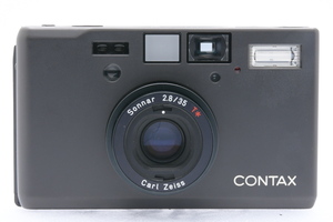 CONTAX T3 チタンブラック シングルティース 前期型 コンタックス AFコンパクトフィルムカメラ 専用ケース・説明書付