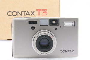 CONTAX T3D シングルティース 前期型 コンタックス AFコンパクトフィルムカメラ 箱・専用ケース付