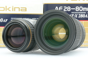 Tokina AT-X 100mm F2.8 + PRO 28-80mm F2.8 Fマウント トキナー AFレンズ2本セット