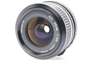 MINOLTA MD 28mm F3.5 MDマウント ミノルタ 広角単焦点レンズ MF一眼レフ用 交換レンズ ■16724