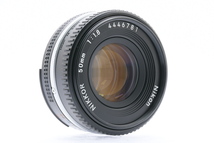 Nikon AI-S NIKKOR 50mm F1.8 Fマウント ニコン MF一眼用 パンケーキレンズ_画像3