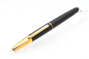 PILOT 万年筆 ペン先14K 9.65 キャップレス ノック式 コンバーター両用式 パイロット ブラック×ゴールド カートリッジ付 ■19778