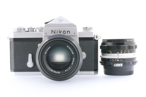 Nikon F アイレベル 720万台 + 非AI NIKKOR 50mm F1.4 + NIKKOR-H 28mm F3.5
