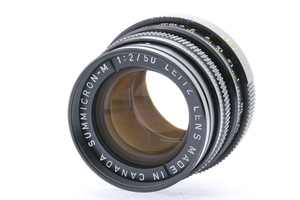 Leica SUMMICRON-M 50mm F2 CANADA SN.3166309 1982年製 Mマウント ライカ 単焦点レンズ