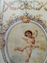 ◆イタリア製天使の額絵　エンジェル　ロココ　額装　絵画　ヴィクトリアン　クラシック　エレガント　アールヌーボー　タペストリー_画像2