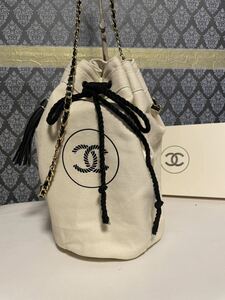 CHANEL 巾着　バッグ　ポーチ　ハンドバッグ　ココマーク　ノベルティ　新品　未使用