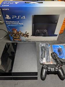 PlayStation4 CUHJ-10001 First Limited Pack with PlayStation Camera ジェットブラック 500GB PS4