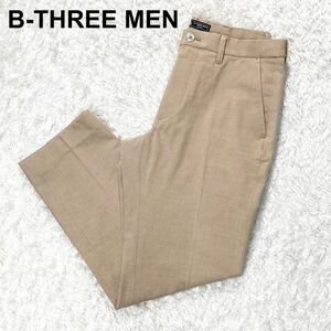 B-THREE MEN ビースリー メンズ パンツ スラックス ベージュ S B12409-113