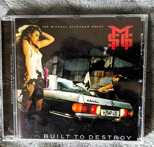 【同梱可】BUILT TO DESTROY MICHAEL SCHENKER GROUP マイケル・シェンカー・グループ　UKミックス＋USリミックス両方収録