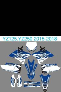 YZ125 YZ250 2015-2018グラフィック デカール セット 未使用品 【B】HONDA オフロード　レーサー　Y3 YZ KX RM