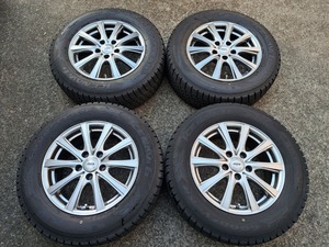 【美品/超バリ/9分山/2019年製】 D.O.S 16×6.5J +38 5H114.3 グッドイヤー ICENAVI 6　215/65R16 アルファード C-HR エクストレイル CX-30