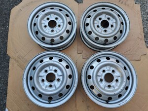 【4本セット】 マツダ　ボンゴ　純正　スチールホイール 14インチ×4.5J　+50　 5H114.3　ハブ径67mm　ニッサン　バネット等に！