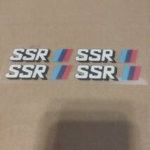 【送料無料】SSR(スピードスターレーシング)　ステッカー　ホワイト　①_画像1